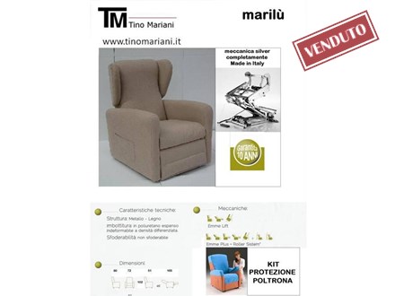 Tino Mariani Poltrona relax marilù Poltrona relax in promozione Milano