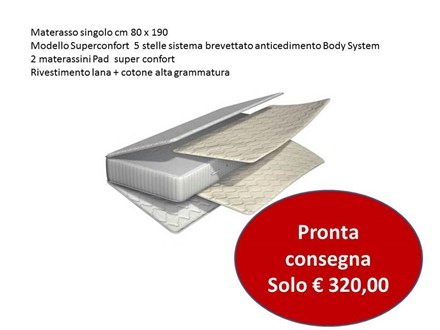portoflex Materasso Superconfort materaaso superconfort body system