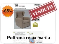 Tino Mariani - Poltrona relax in promozione Milano
